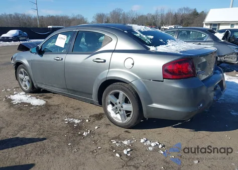 2012 Dodge Avenger Se from USA, damaged, VIN 1C3CDZAB2CN247070